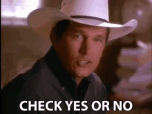 Check Yes Or No George Strait GIF