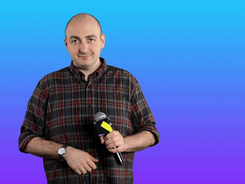 Checking Mic Is This Thing On GIF