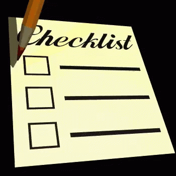 Checklist Completed Pencil Putting Checkmarks GIF