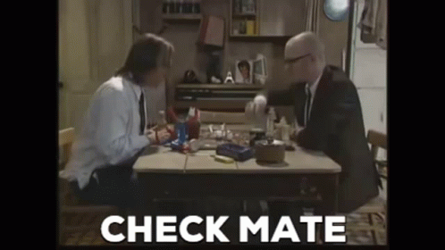 Checkmate Angry Man Punch Face GIF