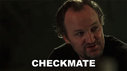 Checkmate Jason Clarke GIF