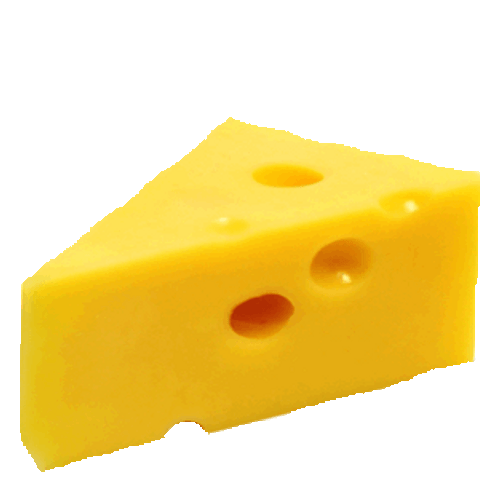 Cheddar Cheese Slice Sticker GIF