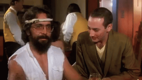 Cheech And Chong The Guy From Hamburger Train GIF