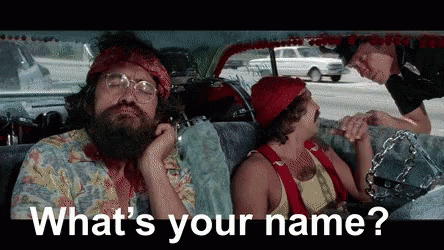 Cheech And Chong What's Your Name GIF