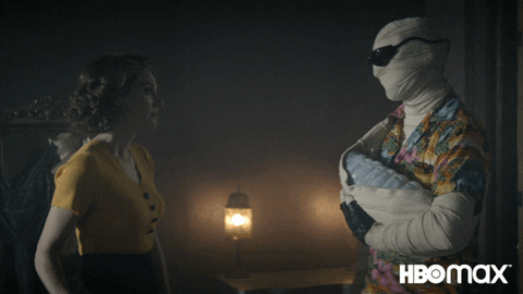 Cheek Kiss Doom Patrol Metahuman Larry Sherryl Trainor GIF