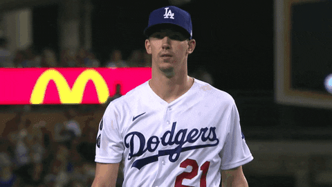 Cheeky Los Angeles Dodgers Player Walker Buehler GIF