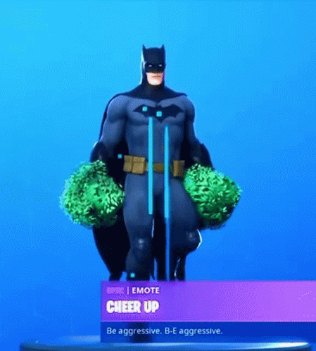 Hilarious Batman Cheer Dance GIF