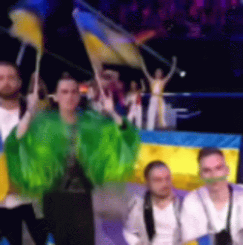 Energetic Eurovision Happy Cheer GIF