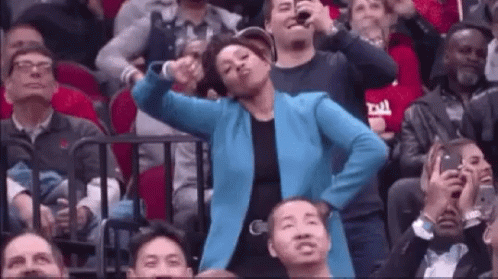 Funny Woman Dancing Cheer GIF