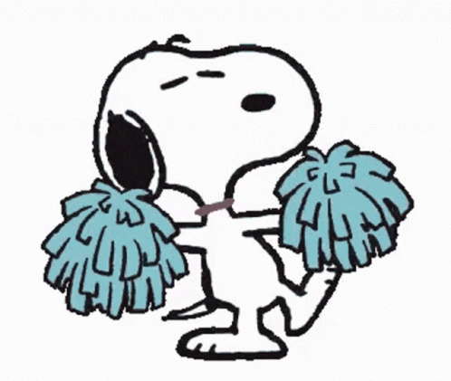 Cute Snoopy Cheer Dancing GIF