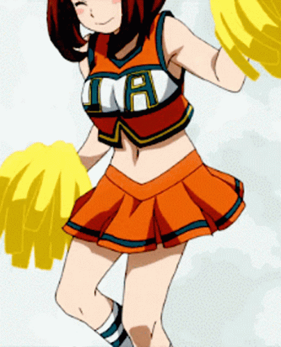 Cheer Up Anime Ochako Uraraka My Hero Academia GIF