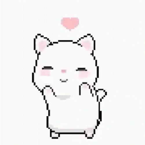 Cheerful Kawaii Cat Dancing GIF | GIFDB.com