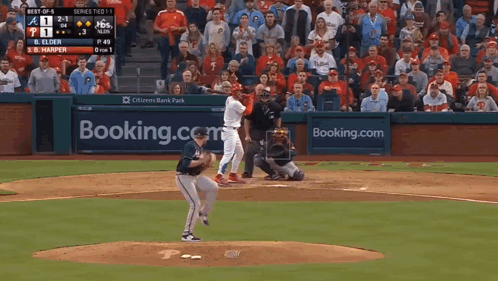 Cheering Crowd Phillies GIF