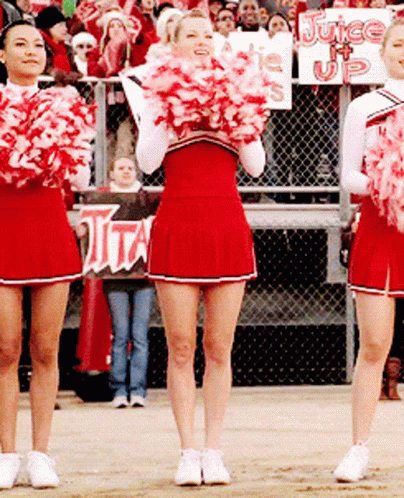 Cheerleader Clapping Their Pompoms GIF