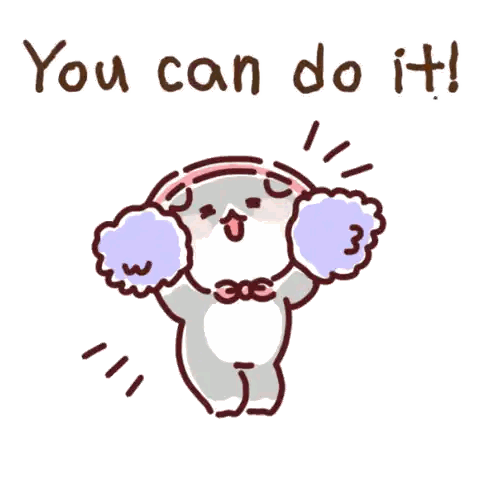 Cheerleader Saying You Can Do It