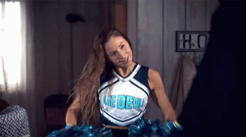 Cheerleader Slow Motion Dance GIF