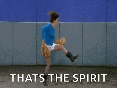 Cheerleader That's The Spirit GIF