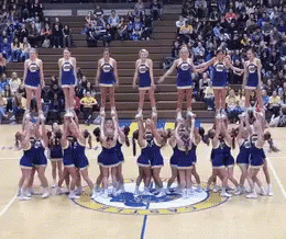 Cheerleading High School Team Yaaa GIF