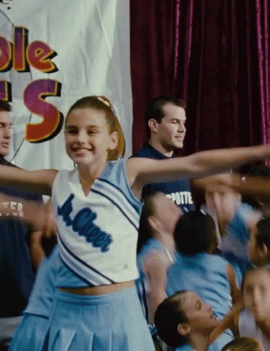 High School Cheerleading Stunt GIF