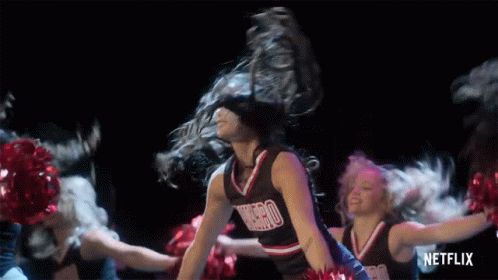 Cheerleading Pompoms Slow Motion GIF