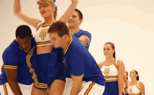Cheerleading Taylor Swift Shake It Off GIF