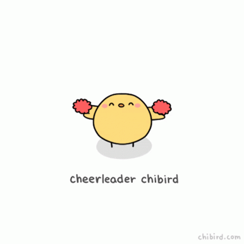Cheerleading Chibird Hey You Got This GIF