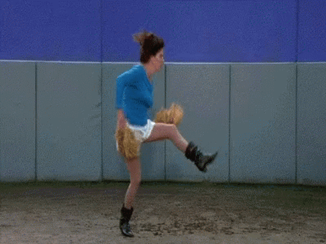 Cheerleading Crazy Dance Funny Woman GIF