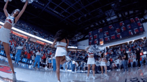 Cheerleading Ole Miss Performace GIF