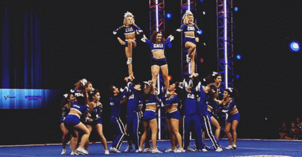 Cheerleading Stunt GIF