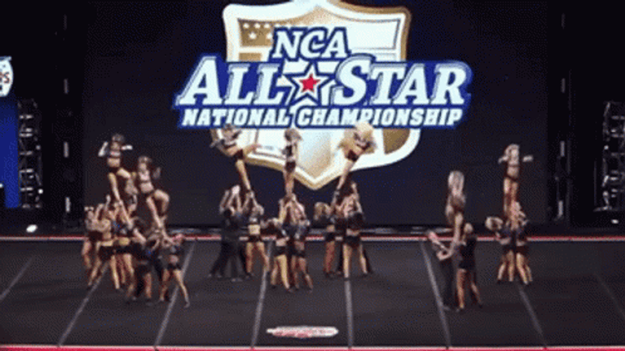 Cheerleading Team NCA Championship Competition GIF