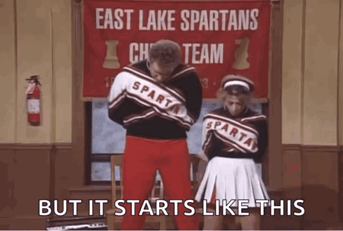 Cheerleading Will Ferrell Cheri Oteri Jump GIF