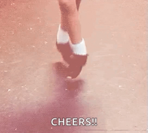 Cheers Irish Feet Dance GIF