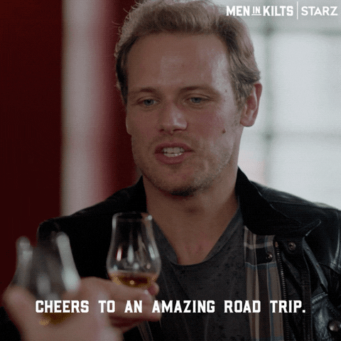 Cheers To An Amazing Road Trip GIF