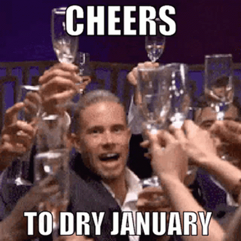 Cheers To Dry January GIF