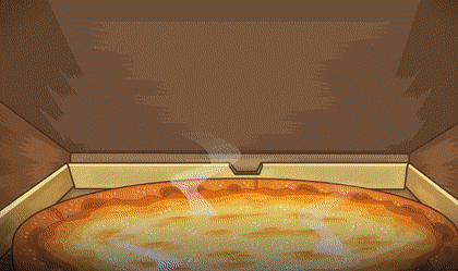 Cheese Pizza Box Cartoon GIF