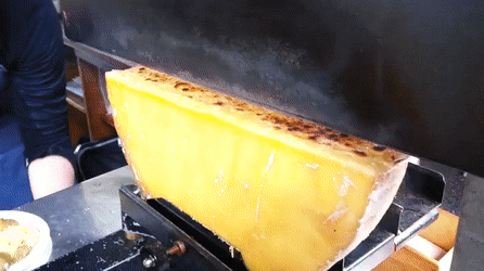 Cheese Raclette Street Food GIF