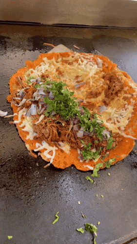 Cheese Shell Birria Quesadilla Food Gif GIF