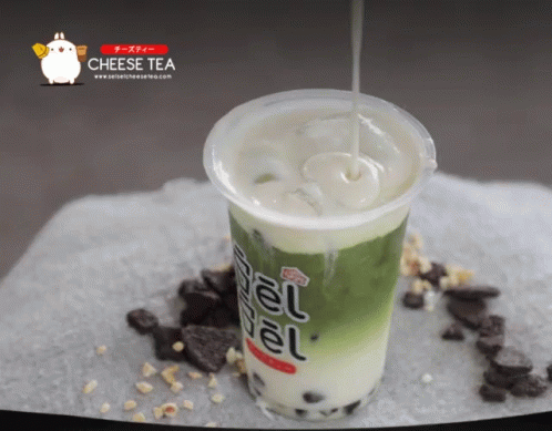 Cheese Tea With Milk GIF