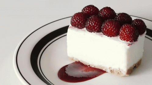 Cheesecake With Raspberries