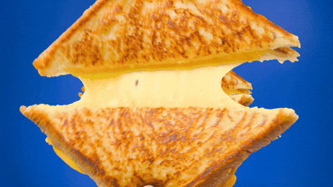 Cheesy Melt Sandwich Series GIF