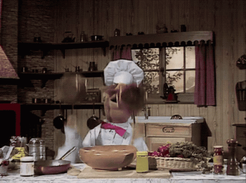 Swedish Chef Throwing The Pots GIF