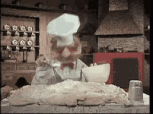 Swedish Chef Baking Disaster GIF