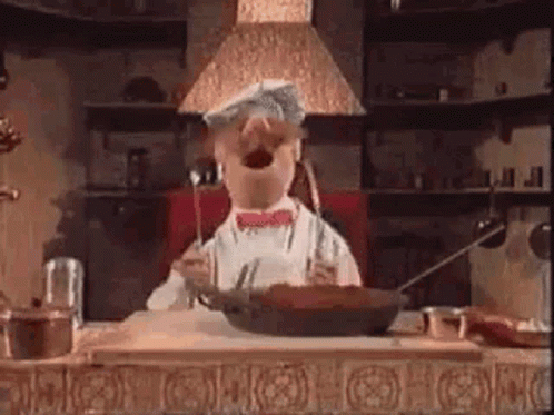 Funny Swedish Chef Dancing GIF