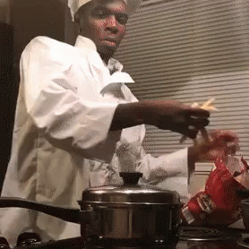Chef Cooking Nervous Meme GIF