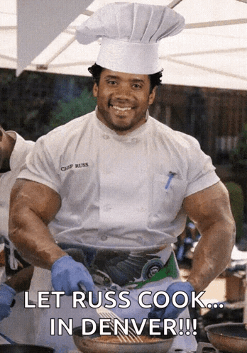 Chef In Hat Let Russ Cook In Denver GIF