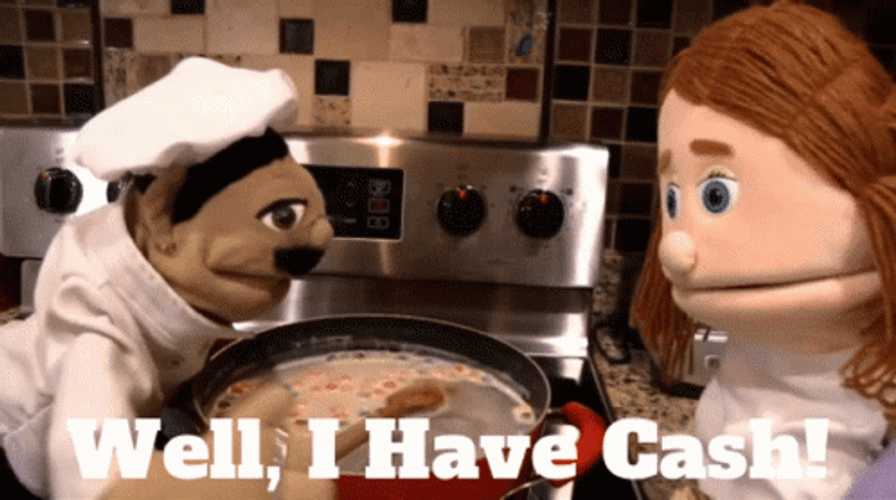 Chef Pee Pee Recieve Cash From Mary Anne GIF