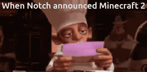 Chef Reading When Notch Announced Minecraft 2