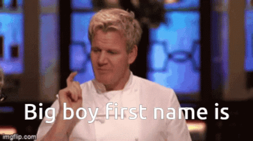 Chef Saying Big Boy Name