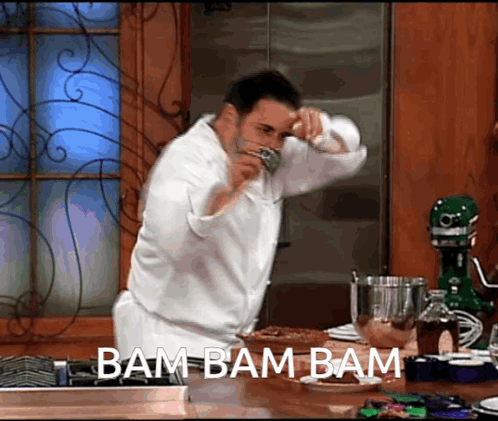 Chef Says Bam Bam Bam Drinking Mug