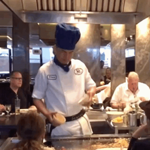 Chefs Makes Hibachi GIF